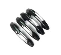 HGPVPKZAZD Replacement Exterior Door Handle Covers for A-Class for C-Class for E-Class Car Door Handle Cover Stickers(Black 3)