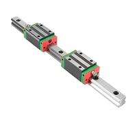 HGR20 400mm Linear Guide Rail with 2pcs Slide Carriage, Precision Linear Motion Rail System, 4 - Point Contact Design for CNC Router and Automation Equipment
