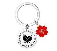 Hgreiwgk Best Mum Ever Keyring Mum Gifts I Love You Gifts for Mum Keyring Mothers Day Gifts for Mum Christmas Birthday Gifts from Daughter Son Mum Present