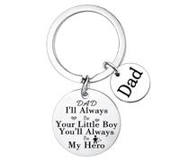 Hgreiwgk Dad Son Gifts Dad Gifts Father's Day Gifts for Dad Birthday Gifts from Son Dad Keyring Dad Gift from Son Dad Appreciation Gifts Dad Little Boy Gifts