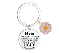 Hgreiwgk Mother's Day Gifts for Mom Keychain from Daughter Son Funny Keychain for Mommy Birthday Gifts for Mom Retirement Gifts Anniversary Presents for Mama Mother in Law