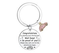 Hgreiwgk Passed Driving Test Gifts Drive Safe Keyring for Women Gifts for New Driver Learner Driver 17th Birthday Gift for Daughter Sister Niece Congratulation Gifts for Passing Driving Test