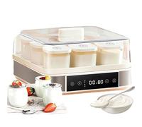HGSTM Electric Yogurt Maker, With 9 Jars Glass Jars,Ultimate Probiotic Yogurt Maker With Adjustable Temperature & Time Control, For Homemade Yoghurt, Vegan Or Flavored Yogurt, Low Noise