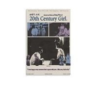 HGTERRGTJ 20th Century Girl Poster Canvas Cover Wall Art Print Aesthetic Poster Art Painting for Room 08x12inch(20x30cm) Unframe-style