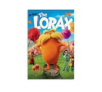HGTERRGTJ Dr. Seuss' The Lorax Poster Canvas Cover Wall Art Print Aesthetic Poster Art Painting for Room 12x18inch(30x45cm) Unframe-style