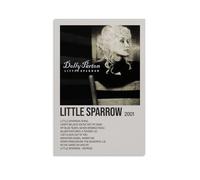 HGTERRGTJ Little Sparrow by Dolly Parton Poster Canvas Cover Wall Art Print Aesthetic Poster Art Painting for Room 12x18inch(30x45cm) Unframe-style