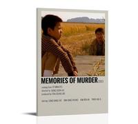 HGTERRGTJ Memories of Murder Poster Canvas Cover Wall Art Print Aesthetic Poster Art Painting for Room 16x24inch(40x60cm) Frame-style