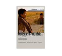 HGTERRGTJ Memories of Murder Poster Canvas Cover Wall Art Print Aesthetic Poster Art Painting for Room 16x24inch(40x60cm) Unframe-style