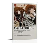 HGTERRGTJ Vampire Knight Guilty Poster Canvas Cover Wall Art Print Aesthetic Poster Art Painting for Room 12x18inch(30x45cm) Frame-style