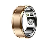 HGTRH Fitness Tracker Ring, Smart Rings For Men & Women with Heart Rate Pedometer Sleep Tracking Monitor & Step Calorie Counter Health Tracker Gold 20#