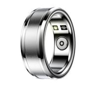HGTRH Fitness Tracker Ring, Smart Rings For Men & Women with Heart Rate Pedometer Sleep Tracking Monitor & Step Calorie Counter Health Tracker Silver 20#