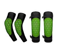 HGTRH Knee Protector, Motorcycle Knee Guard with Silicone Strip ESA Anti-collision Spacer Adjustable Elasticity for Motocross Riding Skate Scooter Riding Cycling Protective Gear Knee pad+Elbow brace