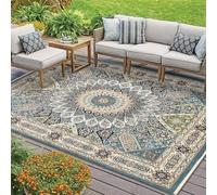 HGTRH Outdoor Rug Patio Rug, Outdoor Carpet for Patio Various Sizes, Crystal Velvet Fabric Outside Rug Not Hide Dust, Thickened Wear-Resistant And Washable Picnic Rug Mat, with No Skid Bottom