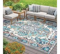 HGTRH Outdoor Rug Patio Rug, Outdoor Carpet for Patio Various Sizes, Crystal Velvet Fabric Outside Rug Not Hide Dust, Thickened Wear-Resistant And Washable Picnic Rug Mat, with No Skid Bottom