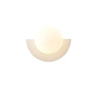 HGTYDV2 Modern Wall Sconce Half Moon Wall Light Fixture 7W 3000K Color Temperature Round Nordic Style Wall Lamp TV Background Indoor Lighting