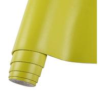 HGUAN Smooth Solid Color Grass Green Faux Leather 12"X53"(30cmX135cm),Faux Leather Sheets Roll Very Suitable for Making Crafts, Leather Earrings, Bows,Sewing (Grass Green)