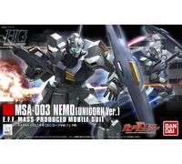 HGUC Gundam UC MSA-003 NEMO Unicorn Ver. 1/144 Plastic Model Kit GUN60665 NEW