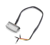 hgudyr Stop Rear Tail Light Universal Motorcycle LED Tail Lights Rear License Plate Light Brake Stop Lamp Emark