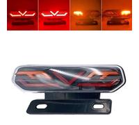 hgudyr Stop Rear Tail Light Universal Motorcycle Rear Lights Brake Light Stop Turn Signal Direction Indicator Blinker