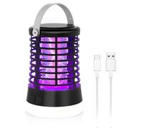 HgUltra Insect Killer for Camping - Mosquito Lamp USB Rechargeable with LED Light, IP66 Waterproof, Portable Anti Mosquito Lamp Mosquito Trap Battery for Outdoor and Indoor Use
