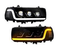 Hguvsjd 2PCS For Toyota For Land For Cruiser LC80 1990-2002 Modified Full LED DRL Headlamp Assembly Car Front Headlights Rear Tail Lights