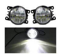Hguvsjd Car Front Fog Lamp For Opel For Agila For Astra G H For Corsa D For Meriva A For OPC 9270157 Pair Left Right Front Fog Lights Lamp Assembly Front Fog Light Lamp(2Pc White LED)