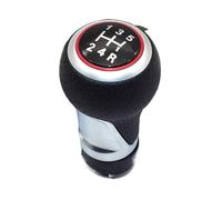 Hguvsjd Car Gear Knob for A3 A4 B6 B7 B8 A6 S4 8K A5 8T Q5 8R 12mm Gear Shift Knob Lever Stick Car Gear Shift Knob(RED 5 Speed-1)
