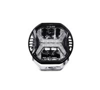 Hguvsjd Car HeadLight Assembly For Car SUV 4x4 Boat ATV LED Headlights For Offroad Spot Work Light 12v 24v LED Light Bar 6000K Drl White & Amber Light Headlamp Car Lights(4inch White)
