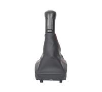 Hguvsjd Car Shift Gear Knob for VW for Polo 9N 9N2 2002 2003 2004 2005 2006 2007 2008 2009 Car Accessories Manual Shift Knob Transmission Shifter Lever(Red Stitch 5 Speed)