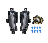 Hguvsjd For Chevy For Camaro ZL1 RS 1LT 2016 2017 2018 2019 DRL Fog Lights LED Clear Lens White Daytime Running Light Front Fog Lights(1 pair)