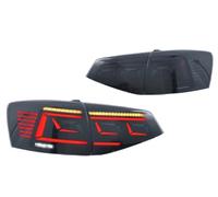 Hguvsjd For VW For Jetta For MK6 VI 2015-2018 Start-up Animation Sequential Indicator Black Rear Lamps Assembly Rear Tail Lights
