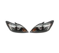 Hguvsjd Head Light For For Focus S 2009 2010 2011 2012 Car Front Headlights Crystal Lights 1Pair 2N11-15201-A 2N11-15201-C Front Lamp(Black)