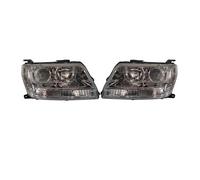 Hguvsjd Head Light For Suzuki For Grand For Vitara 2005-2015 A Pair Car Crystal Headlight 35120-65J10 35320-65J12 35320-65J21 Front Lamp(White)