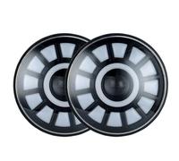 Hguvsjd Head Light For Suzuki For Samurai For Jimmy For Bandit 600 7 Inch LED Angel Eye Headlights DRL & Hi/Lo Beam Front Lamp(B black 60w)