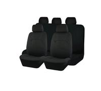 Hguvsjd Seat Cover Fit Car SUV Van Protector Universal Polyester Seat Cover Full Set(5 Seat Blue Line)