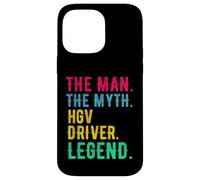 HGV Lorry Driver - Man Myth Legend Retro Case for iPhone 14 Pro Max