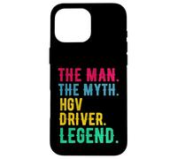 HGV Lorry Driver - Man Myth Legend Retro Case for iPhone 16 Pro Max