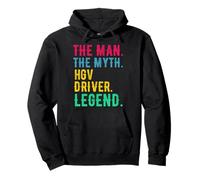 HGV Lorry Driver - Man Myth Legend Retro Pullover Hoodie