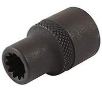 HGV TOOLS Brake Caliper Socket 3/8" D 8mm/ European Brake Caliper 11 Point Socket for Volvo Peterbilt DAF Foden Man Mercedes Scania BPW SAF Trailers