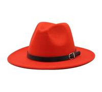 Hgvcfcv Classic British Fedora Hat Men Women Imitation Woolen Winter Felt Hats Fashion Jazz Hat