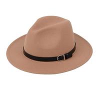 Hgvcfcv Classic British Fedora Hat Men Women Imitation Woolen Winter Felt Hats Fashion Jazz Hat