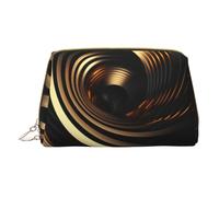 Hgvcse Pvc Leather Makeupblack And Gold Background1 Bag Zipper Pouch Travel Cosmetic Organizer Daily Use Storage Purse, White, One Size, White, One Size