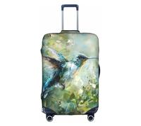 Hgvcse Travel Oil Painting Luggage Cover Suitcase Protector 18-32 Inch Luggage Vacation Accessory Essentials, White, X-Large, White, X-Large