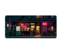 HGVDHS Japanese style Anime Mouse Pad 800x300mm Gaming Large Non-Slip Rubber Base Keyboard Mat with Stitched Edges for Home Office