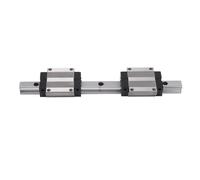 HGW20CC Linear Sliding Guideway with 2PCS Blocks, 300mm Bearing Steel Linear Guide Rail for CNC Machine, Smooth Motion and Easy Installation for Automation Equipment and Robotics