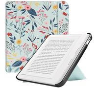 HGWALP Slimshell Case for Tolino Vision Color (2024)/Vision 6 (2021) & Kobo Libra Colour (2024)/Libra 2 (2021) 7 Inches, Ultra Slim Lightweight Cover with Auto Wake/Sleep and Stand Spring Bloom