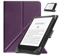 HGWALP Universal Case for 6.8 Inch 7 Inch eReaders, Slim PU Folio Case Cover with Stand Compatible with 6.8 Inch 7 Inch Kindle Paperwhite/Kobo/Voyaga/Lenovo/Sony E-Readers-Purple