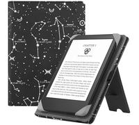 HGWALP Universal Case for 6" eReaders, Folio Leather Stand Cover with Handstrap Compatible with All 6 inch Kindle Paperwhite/Kobo/Tolino/Pocketook/Sony E-Book Reader-Constellation