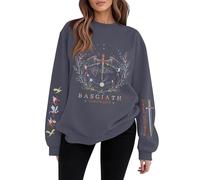 HGWOPGASD Book Themed Sweatshirts For Women Just Read It Sweatshirt Fourth Wings Book Shirts Fourth Wing Tshirt Basquiat Hoodie Fourth Wing Merch Sweatshirt Book Shirts For Women Reader Sweatshirts
