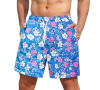 HGWOPGASD Dissolving Swim Trunks Printed Waterproof Board Shorts Men's Swim Shorts Beach Shorts Board Shorts Swimwear Surf Shorts